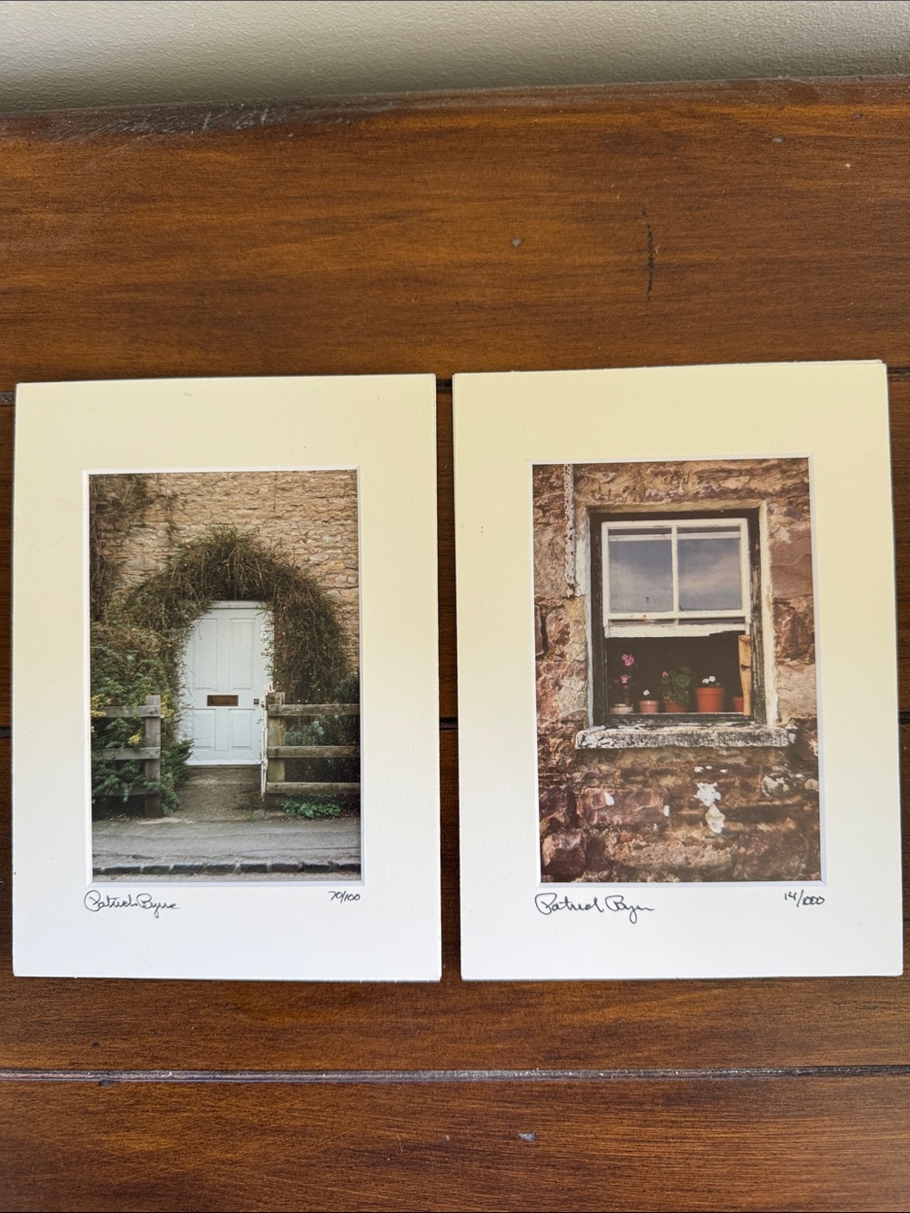 Rustic Original Photos - Set of 2, Early 1990s, England and Ireland.